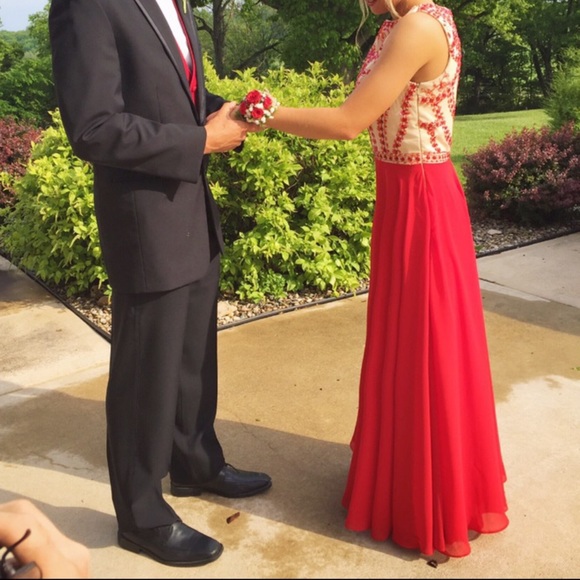 Red Prom Dress - Picture 2 of 4